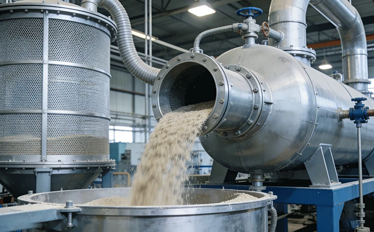 Pr&auml;zisionsfiltrationsprojekt f&uuml;r Kunststoffpellet-Schmelz in Italien