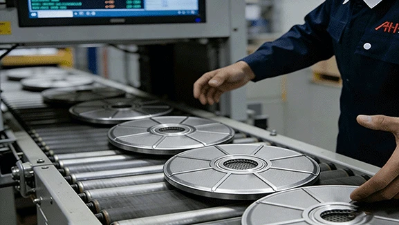 Inspektion des fertigen Produkts