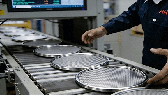 Inspektion des fertigen Produkts