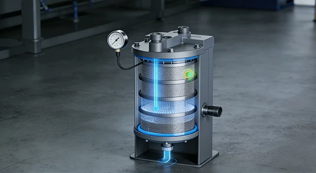 Funktionsprinzip von Sintermetallfilterelementen